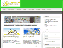Tablet Screenshot of farmaciacabanillasdelasierra.com